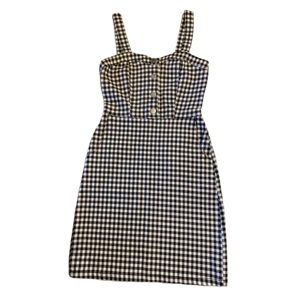 Black & White checked Dress